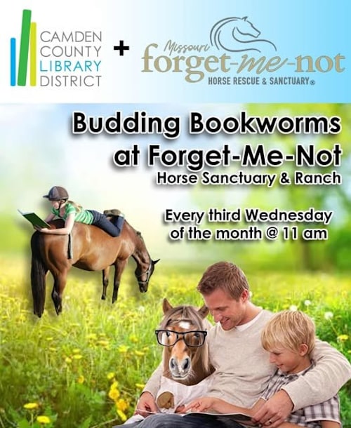 Budding Bookworms Storytime at Missouri Forget-Me-Not Horse Sanctuary